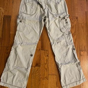 Low rise cargo pants